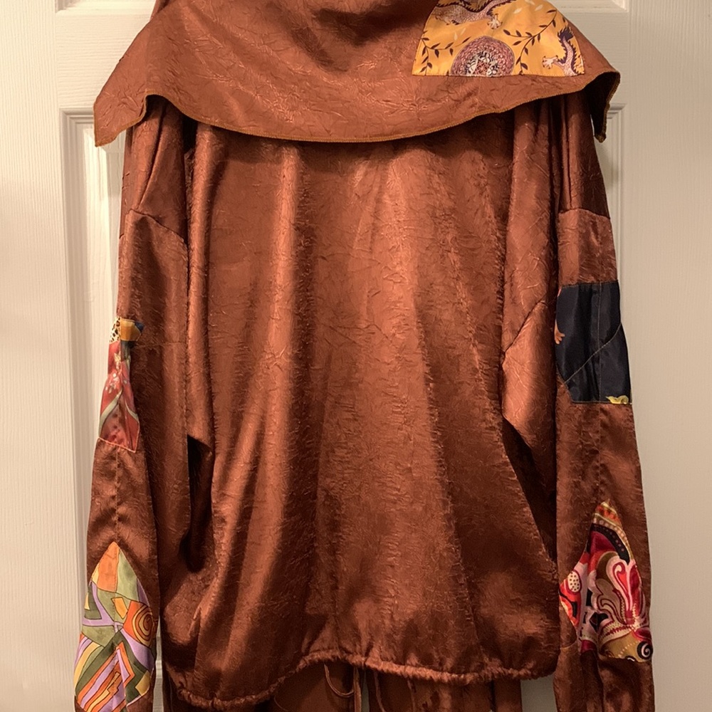 AUTHENTIC NOTHING MATCHES :2 PCS PANT SET:SZ3= XL:COPPER MIX COLORS/ARTSY BOHO - Picture 8 of 12